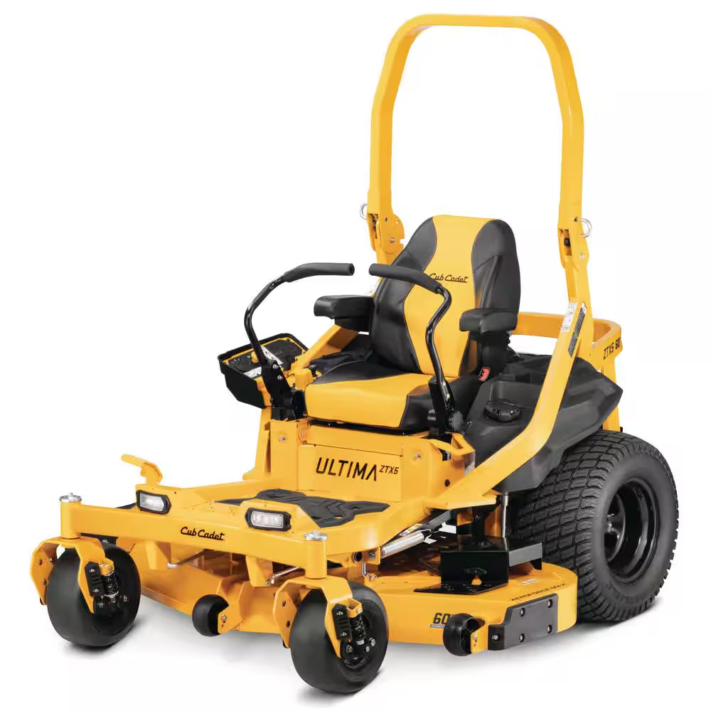 Ultima ZTX5 60 In. Fab Deck 24 HP V-Twin Kawasaki Zero Turn Mower with Roll over Protection and Front Wheel Suspension