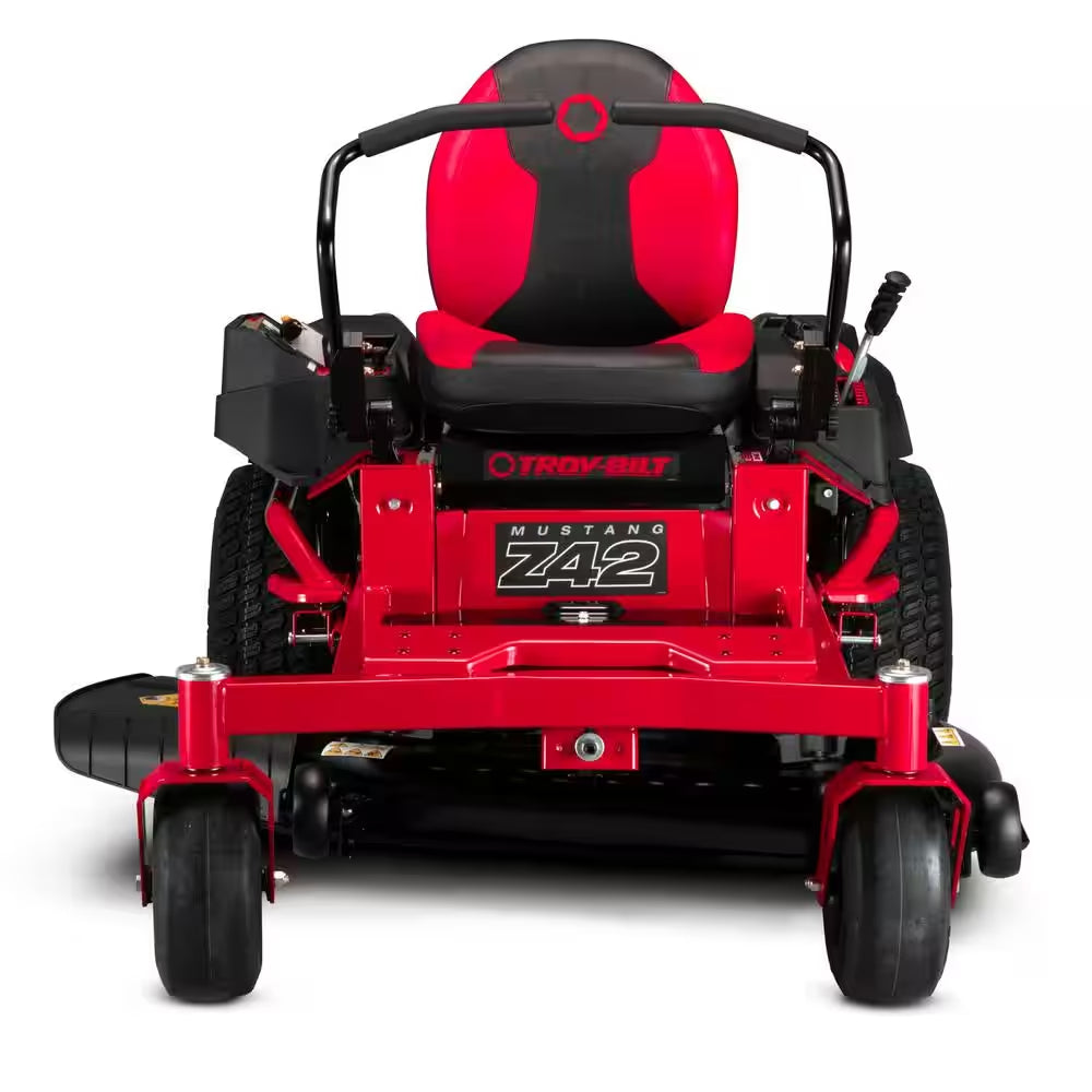 Mustang 42 In. 22 HP V-Twin Kohler 7000 Series Engine Dual Hydrostatic Drive Gas Zero Turn Riding Lawn Mower