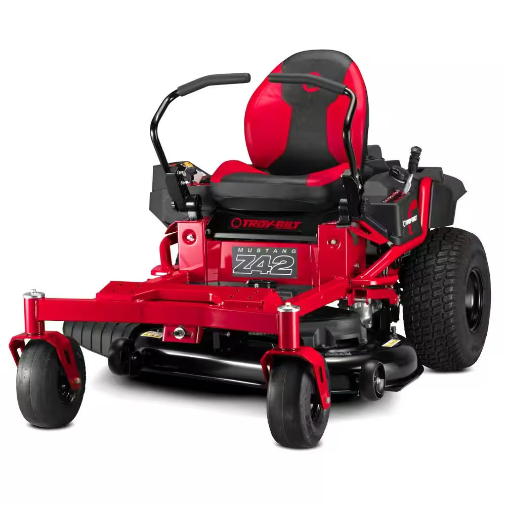 Mustang 42 In. 22 HP V-Twin Kohler 7000 Series Engine Dual Hydrostatic Drive Gas Zero Turn Riding Lawn Mower