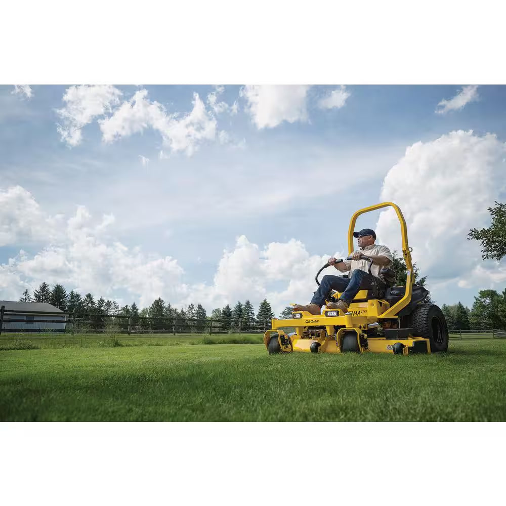 Ultima ZTX5 60 In. Fab Deck 24 HP V-Twin Kawasaki Zero Turn Mower with Roll over Protection and Front Wheel Suspension